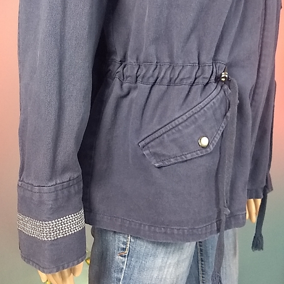 Sheryl Crow embroidered military style jacket Sz L - Picture 10 of 17